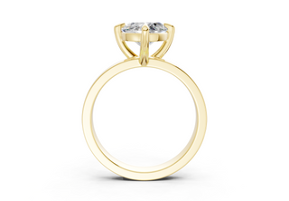 Elva Solitaire 3mm Enagaement Ring