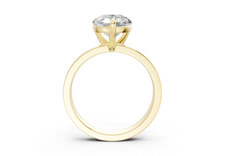 Elva Solitaire 3mm Enagaement Ring