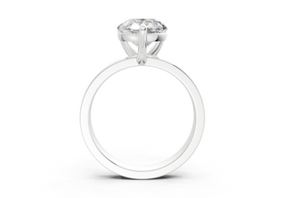Elva Solitaire 3mm Enagaement Ring