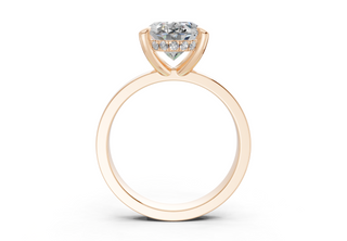 Cyra Solitaire 3mm Enagaement Ring