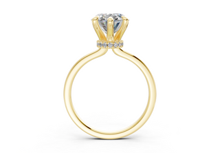 Ione Solitaire 1.8mm Enagaement Ring