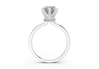 Ione Solitaire 1.8mm Enagaement Ring