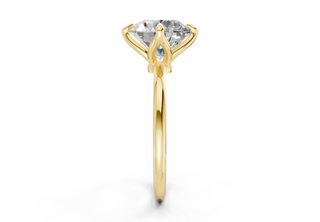 Oriel Solitaire 1.8mm Enagaement Ring