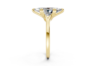 Aurea Solitaire 1.8mm Enagaement Ring