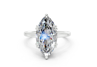 Aurea Solitaire 1.8mm Enagaement Ring