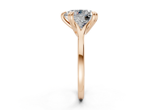 Aurea Solitaire 1.8mm Enagaement Ring