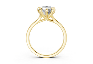 Aurea Solitaire 1.8mm Enagaement Ring