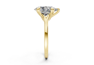 Aurea Solitaire 1.8mm Enagaement Ring