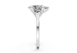 Aurea Solitaire 1.8mm Enagaement Ring