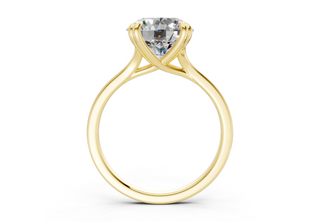 Aurea Solitaire 1.8mm Enagaement Ring