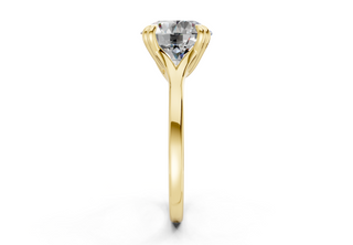 Aurea Solitaire 1.8mm Enagaement Ring