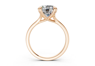 Aurea Solitaire 1.8mm Enagaement Ring