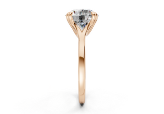 Aurea Solitaire 1.8mm Enagaement Ring