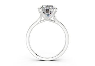 Aurea Solitaire 1.8mm Enagaement Ring