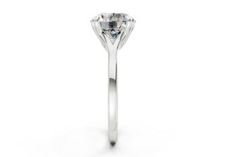 Aurea Solitaire 1.8mm Enagaement Ring