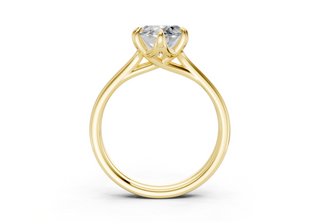 Clio Solitaire 3.1mm Enagaement Ring