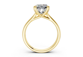 Clio Solitaire 3.1mm Enagaement Ring