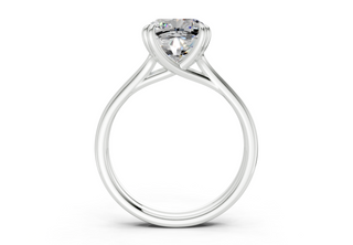 Clio Solitaire 3.1mm Enagaement Ring