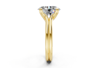 Clio Solitaire 3.1mm Enagaement Ring