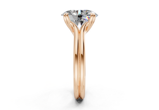 Clio Solitaire 3.1mm Enagaement Ring