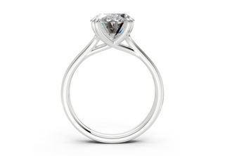 Clio Solitaire 3.1mm Enagaement Ring
