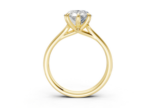 Clio Solitaire 3.1mm Enagaement Ring