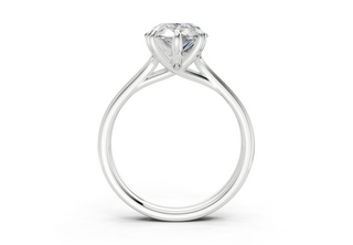 Clio Solitaire 3.1mm Enagaement Ring