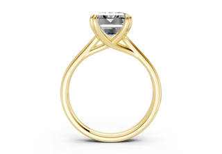 Clio Solitaire 3.1mm Enagaement Ring