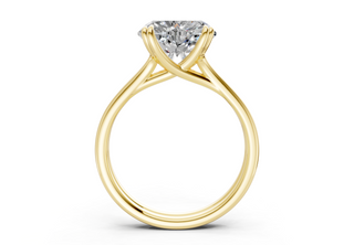 Clio Solitaire 3.1mm Enagaement Ring