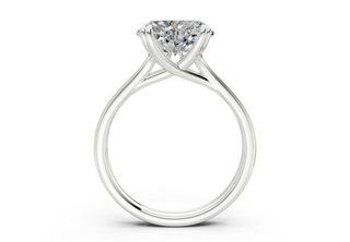 Clio Solitaire 3.1mm Enagaement Ring