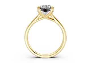 Clio Solitaire 3.1mm Enagaement Ring