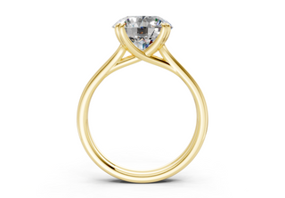 Clio Solitaire 3.1mm Enagaement Ring