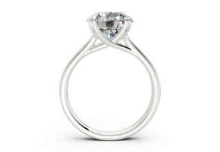 Clio Solitaire 3.1mm Enagaement Ring
