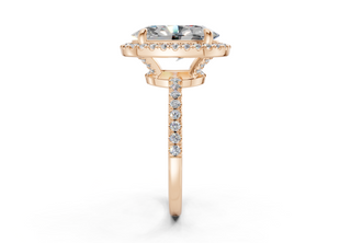 Rhia Pave 1.8mm Enagaement Ring