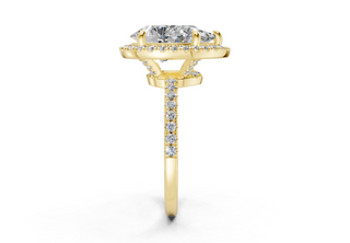 Rhia Pave 1.8mm Enagaement Ring