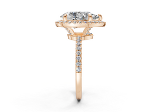 Rhia Pave 1.8mm Enagaement Ring