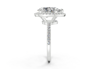 Rhia Pave 1.8mm Enagaement Ring