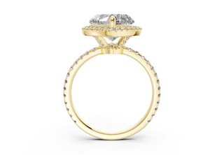 Ceara Pave 1.8mm Enagaement Ring