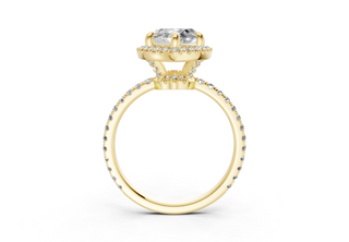 Ceara Pave 1.8mm Enagaement Ring