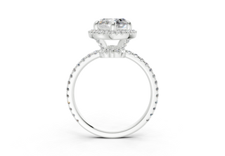 Ceara Pave 1.8mm Enagaement Ring