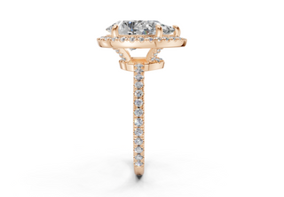 Ceara Pave 1.8mm Enagaement Ring