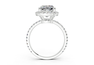Ceara Pave 1.8mm Enagaement Ring