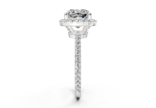 Ceara Pave 1.8mm Enagaement Ring