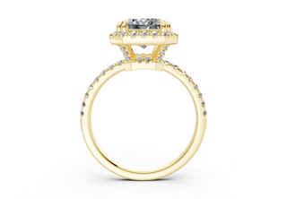 Aloria Pave 1.8mm Enagaement Ring