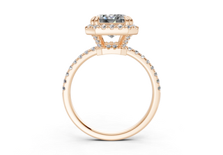 Aloria Pave 1.8mm Enagaement Ring