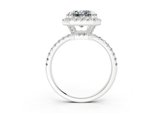 Aloria Pave 1.8mm Enagaement Ring
