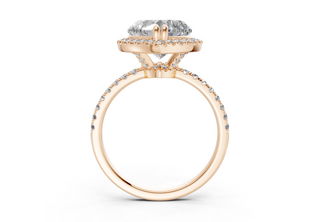 Aloria Pave 1.8mm Enagaement Ring