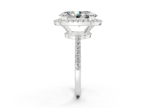 Aloria Pave 1.8mm Enagaement Ring