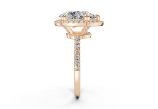 Aloria Pave 1.8mm Enagaement Ring