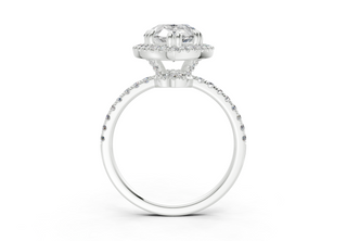 Aloria Pave 1.8mm Enagaement Ring